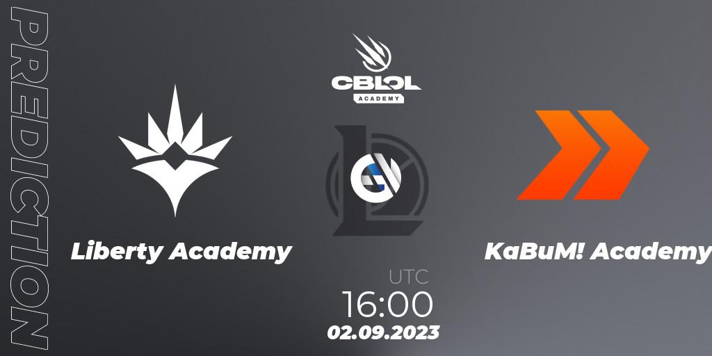 Liberty Academy vs KaBuM! Academy: Match Prediction. 02.09.2023 at 16:00, LoL, CBLOL Academy Split 2 2023 - Playoffs