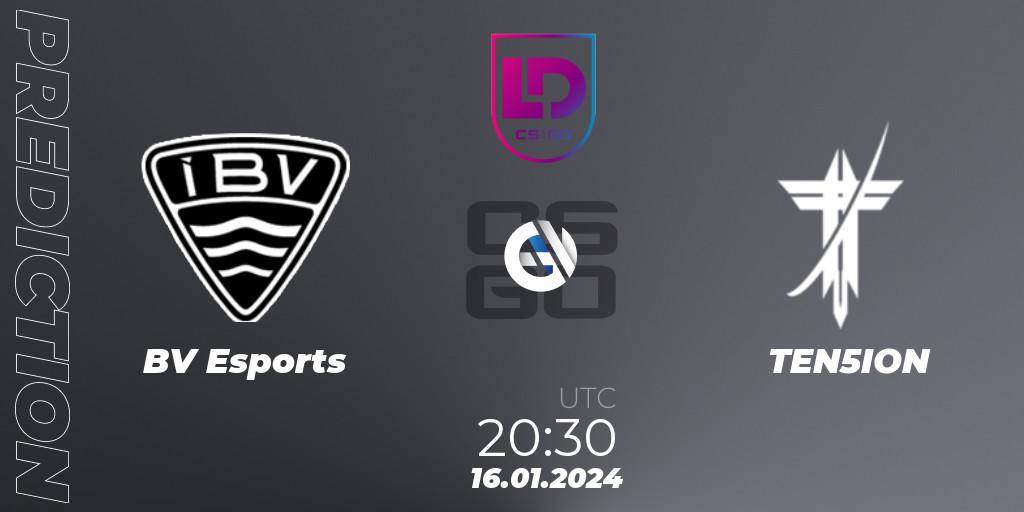 ÍBV Esports vs TEN5ION: Match Prediction. 16.01.2024 at 20:30, Counter-Strike (CS2), Icelandic Esports League Season 8: Regular Season