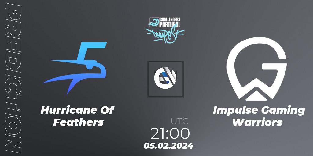 Hurricane Of Feathers vs Impulse Gaming Warriors: Match Prediction. 05.02.24, VALORANT, VALORANT Challengers 2024 Portugal: Tempest Split 1