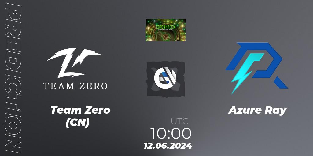 Team Zero (CN) vs Azure Ray: Match Prediction. 12.06.2024 at 08:30, Dota 2, The International 2024 - China Closed Qualifier