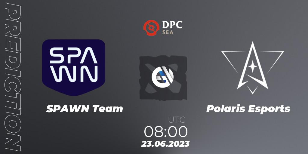 SPAWN Team vs Polaris Esports: Match Prediction. 23.06.23, Dota 2, DPC 2023 Tour 3: SEA Division II (Lower)