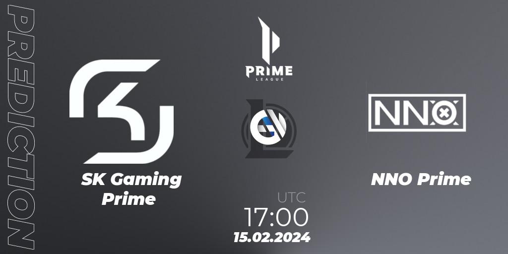 SK Gaming Prime vs NNO Prime: Match Prediction. 15.02.24, LoL, Prime League Spring 2024 - Group Stage