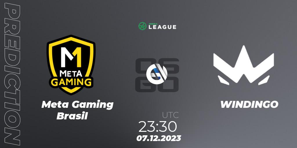 Meta Gaming Brasil vs WINDINGO: Match Prediction. 07.12.23, CS2 (CS:GO), ESEA Season 47: Open Division - South America