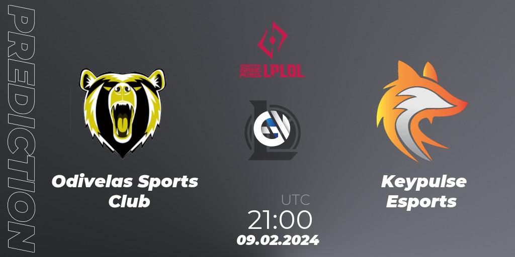 Odivelas Sports Club vs Keypulse Esports: Match Prediction. 09.02.2024 at 21:00, LoL, LPLOL Split 1 2024