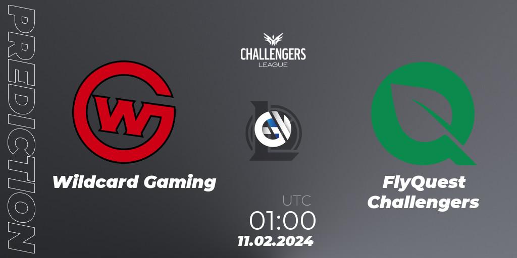 Wildcard Gaming vs FlyQuest Challengers: Match Prediction. 11.02.24, LoL, NACL 2024 Spring - Group Stage