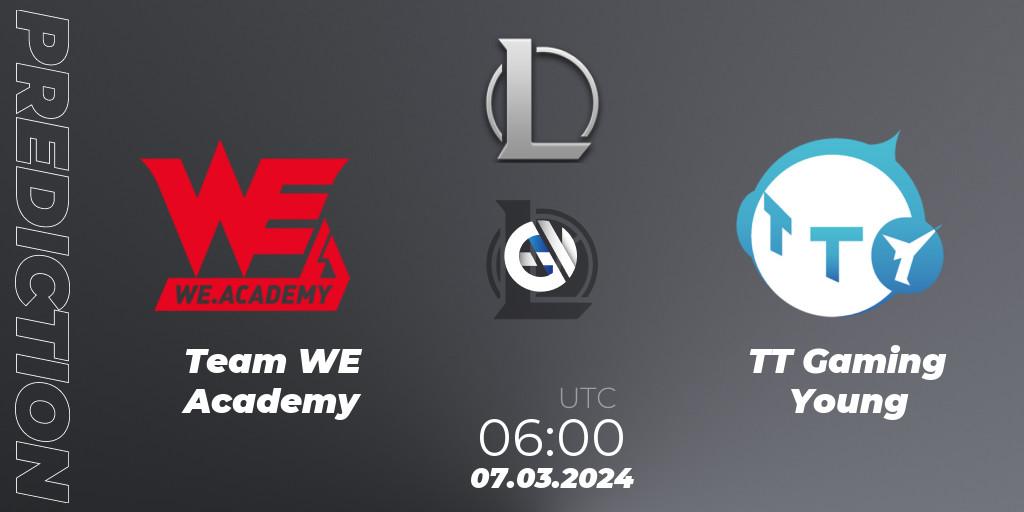 Team WE Academy vs TT Gaming Young: Match Prediction. 07.03.24, LoL, LDL 2024 - Stage 1