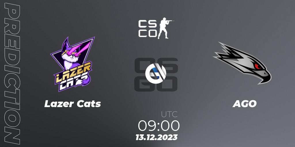 Lazer Cats vs AGO: Match Prediction. 13.12.23, CS2 (CS:GO), European Pro League Season 13: Division 2