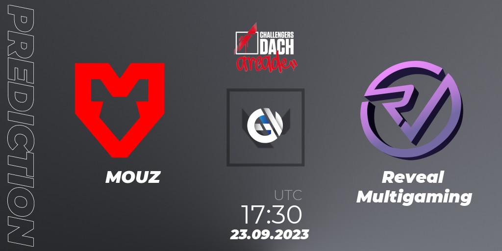 MOUZ vs Reveal Multigaming: Match Prediction. 23.09.2023 at 17:30, VALORANT, VALORANT Challengers 2023 DACH: Arcade