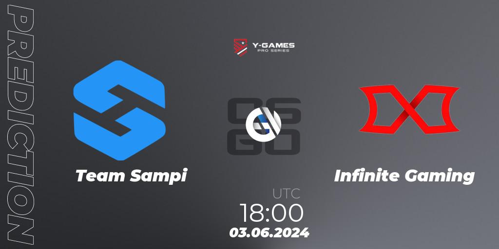 Team Sampi vs Infinite Gaming: Match Prediction. 04.06.2024 at 18:00, Counter-Strike (CS2), Y-Games PRO Series 2024