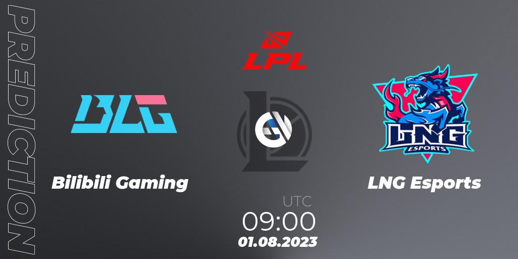 Bilibili Gaming vs LNG Esports: Match Prediction. 01.08.23, LoL, LPL Summer 2023 - Playoffs