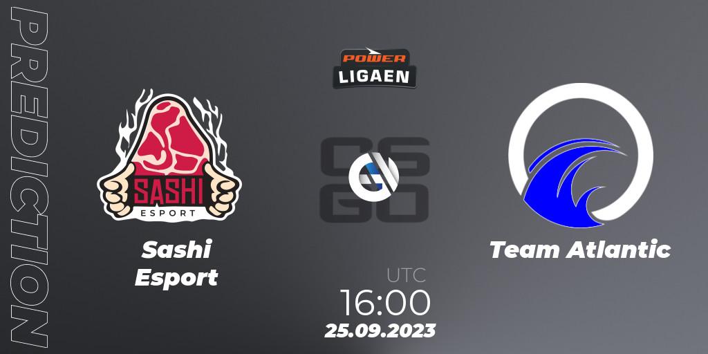  Sashi Esport vs Team Atlantic: Match Prediction. 25.09.2023 at 16:00, Counter-Strike (CS2), POWER Ligaen Season 24 Finals