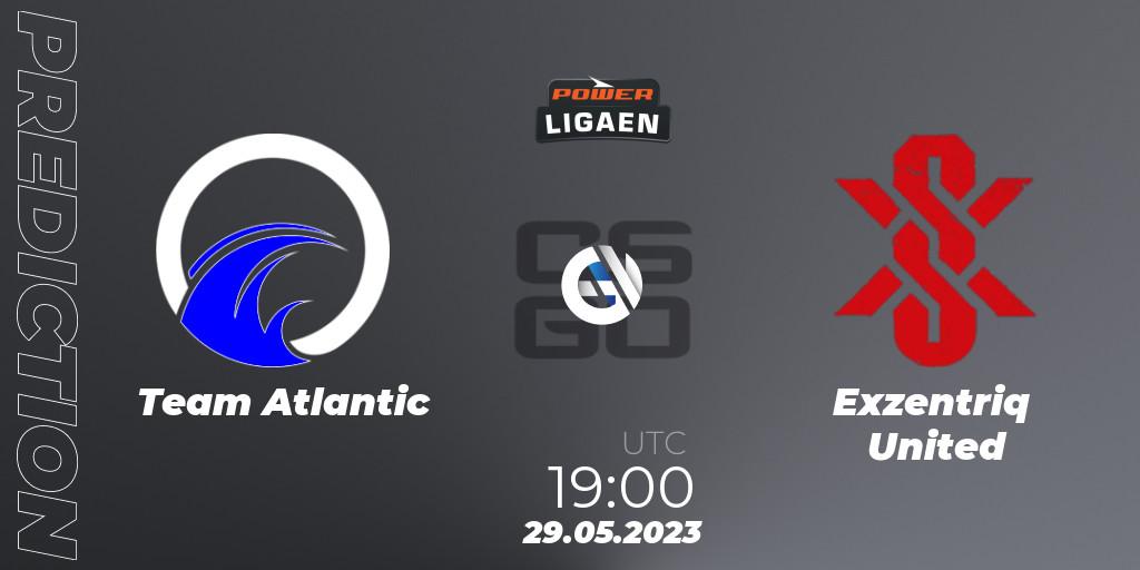 Team Atlantic vs Exzentriq United: Match Prediction. 29.05.2023 at 19:00, Counter-Strike (CS2), Dust2.dk Ligaen Season 23