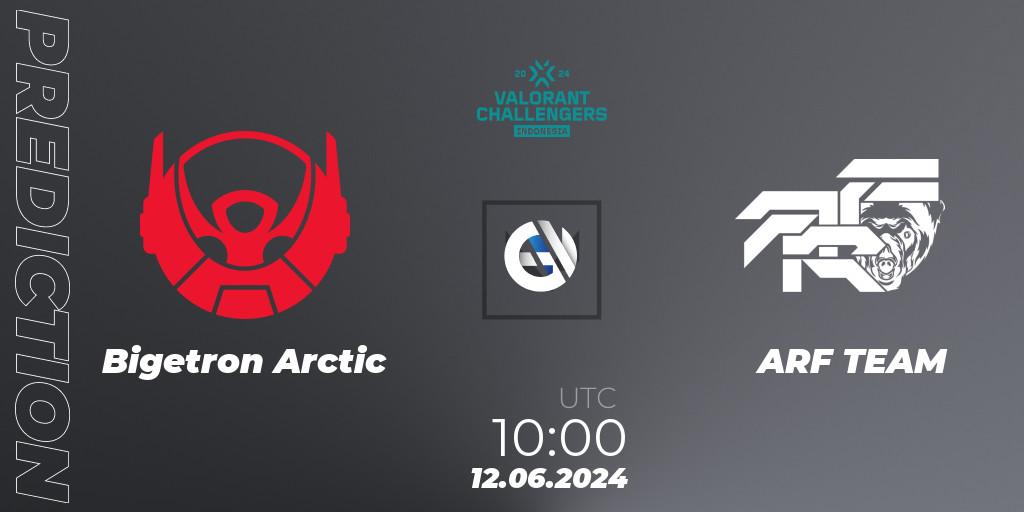 Bigetron Arctic vs ARF TEAM: Match Prediction. 12.06.2024 at 10:00, VALORANT, VALORANT Challengers 2024 Indonesia: Split 2