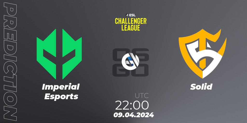 Imperial Esports vs Solid: Match Prediction. 09.04.24, CS2 (CS:GO), ESL Challenger League Season 47: South America
