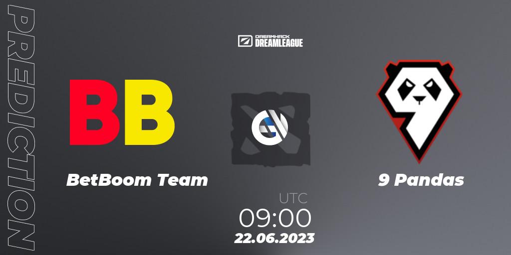 BetBoom Team vs 9 Pandas: Match Prediction. 22.06.23, Dota 2, DreamLeague Season 20 - Group Stage 2