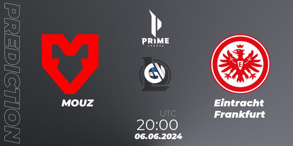 MOUZ vs Eintracht Frankfurt: Match Prediction. 06.06.2024 at 20:00, LoL, Prime League Summer 2024