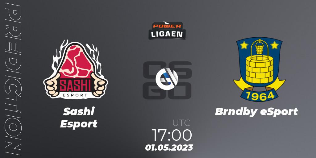  Sashi Esport vs Brøndby eSport: Match Prediction. 01.05.2023 at 17:00, Counter-Strike (CS2), Dust2.dk Ligaen Season 23