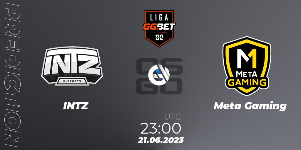 INTZ vs Meta Gaming Brasil: Match Prediction. 21.06.23, CS2 (CS:GO), Dust2 Brasil Liga Season 1
