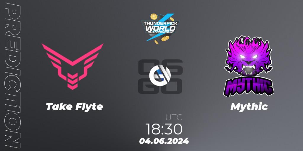 Take Flyte vs Mythic: Match Prediction. 04.06.2024 at 18:30, Counter-Strike (CS2), Thunderpick World Championship 2024: North American Series #2