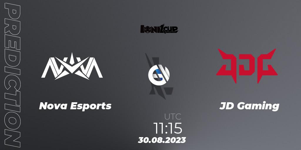 Nova Esports vs JD Gaming: Match Prediction. 30.08.2023 at 11:15, Wild Rift, Ionia Cup 2023 - WRL CN Qualifiers