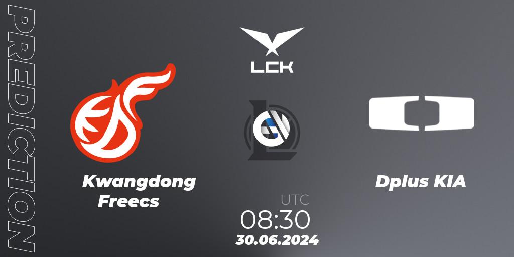 Kwangdong Freecs vs Dplus KIA: Match Prediction. 30.06.2024 at 08:30, LoL, LCK Summer 2024 Group Stage