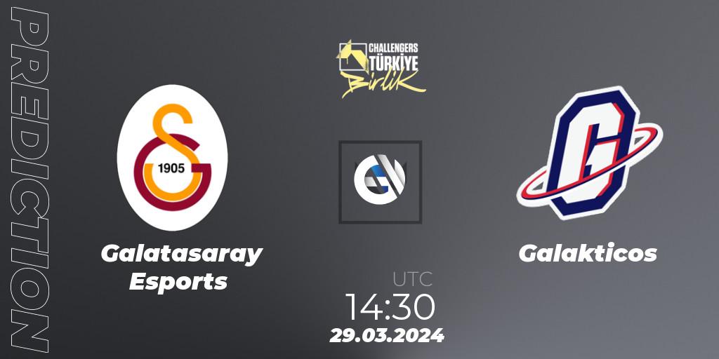 Galatasaray Esports vs Galakticos: Match Prediction. 29.03.24, VALORANT, VALORANT Challengers 2024 Turkey: Birlik Split 1