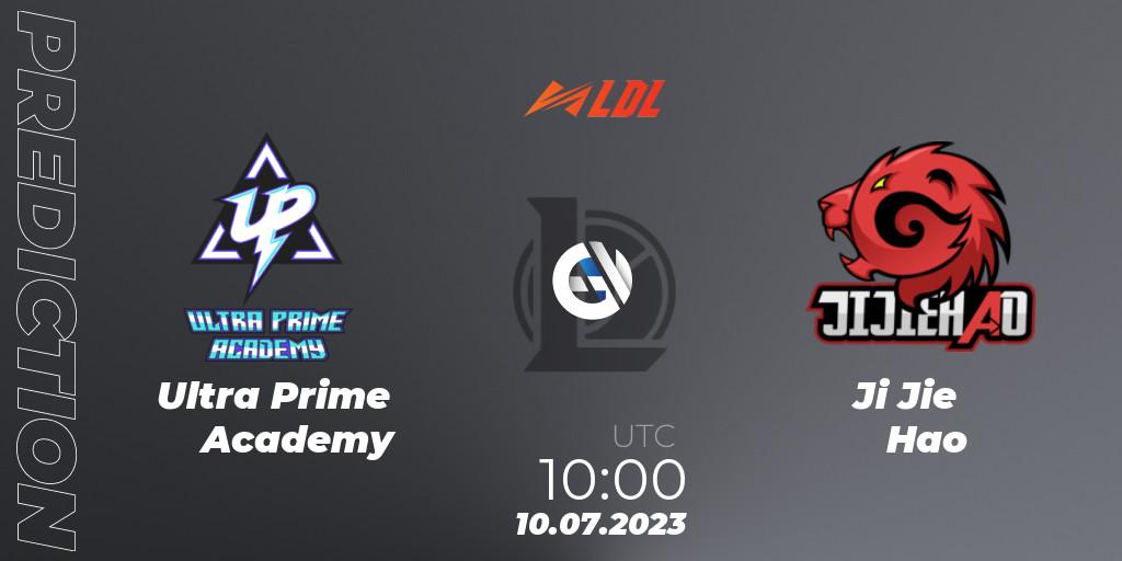 Ultra Prime Academy vs Ji Jie Hao: Match Prediction. 10.07.2023 at 11:00, LoL, LDL 2023 - Regular Season - Stage 3