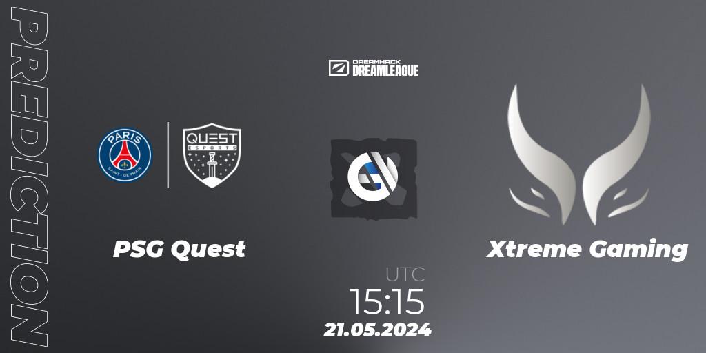 PSG Quest vs Xtreme Gaming: Match Prediction. 21.05.2024 at 16:00, Dota 2, DreamLeague Season 23