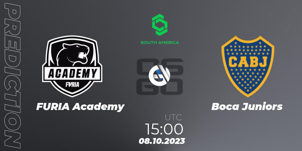FURIA Academy vs Boca Juniors: Match Prediction. 08.10.23, CS2 (CS:GO), CCT South America Series #12