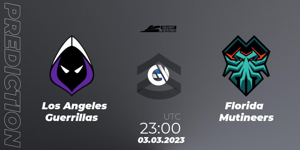 Los Angeles Guerrillas vs Florida Mutineers: Match Prediction. 03.03.2023 at 23:00, Call of Duty, Call of Duty League 2023: Stage 3 Major Qualifiers