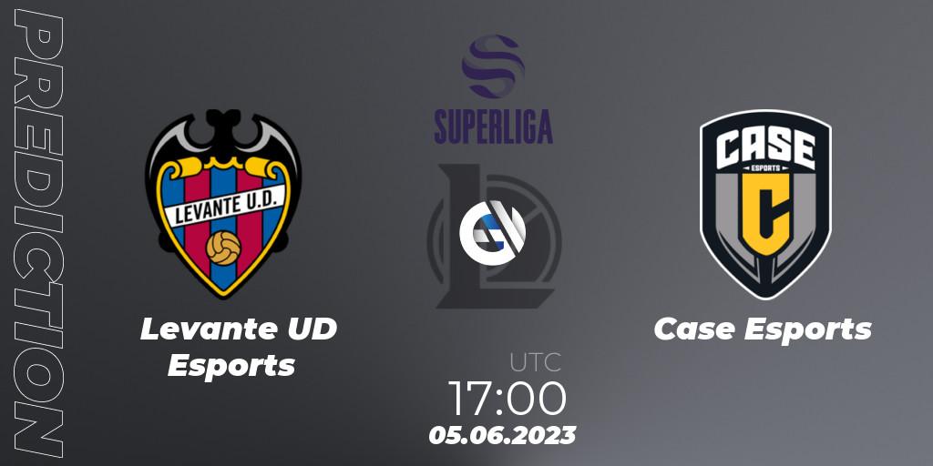 Levante UD Esports vs Case Esports: Match Prediction. 05.06.2023 at 17:00, LoL, LVP Superliga 2nd Division 2023 Summer