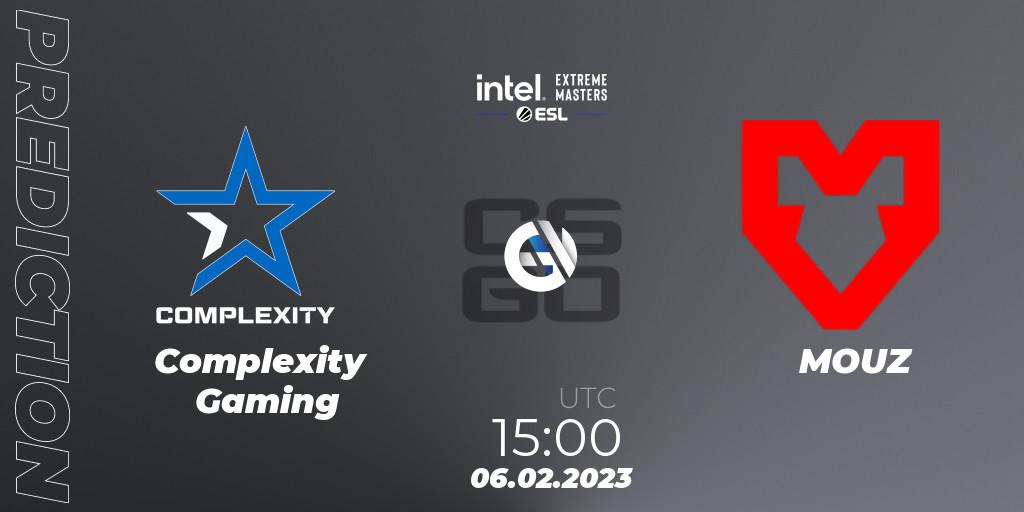 Complexity Gaming vs MOUZ: Match Prediction. 06.02.2023 at 15:40, Counter-Strike (CS2), IEM Katowice 2023