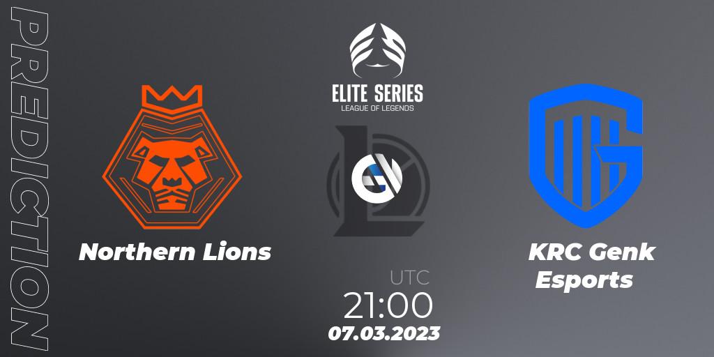 Northern Lions vs KRC Genk Esports: Match Prediction. 07.03.23, LoL, Elite Series Spring 2023 - Group Stage