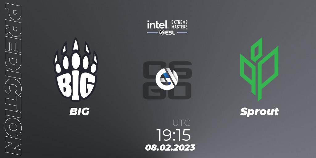 BIG vs Sprout: Match Prediction. 08.02.2023 at 20:00, Counter-Strike (CS2), IEM Brazil Rio 2023 Europe Closed Qualifier