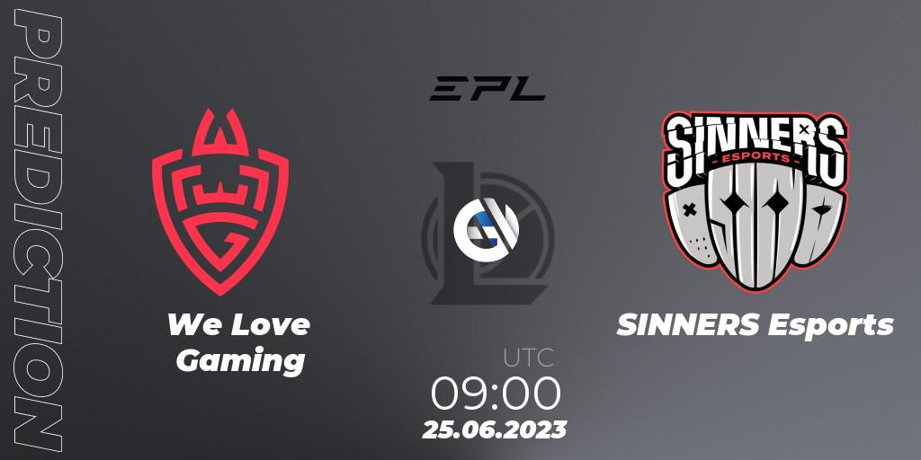 We Love Gaming vs SINNERS Esports: Match Prediction. 25.06.2023 at 08:00, LoL, EPL Season 1