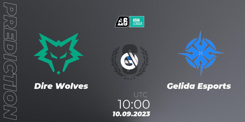 Dire Wolves vs Gelida Esports: Match Prediction. 10.09.23, Rainbow Six, SEA League 2023 - Stage 2