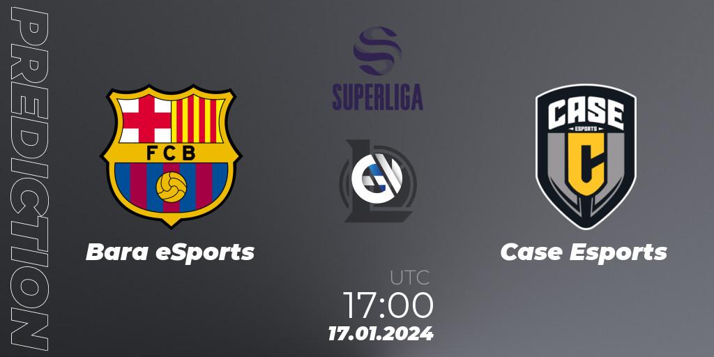 Barça eSports vs Case Esports: Match Prediction. 17.01.2024 at 17:00, LoL, Superliga Spring 2024 - Group Stage