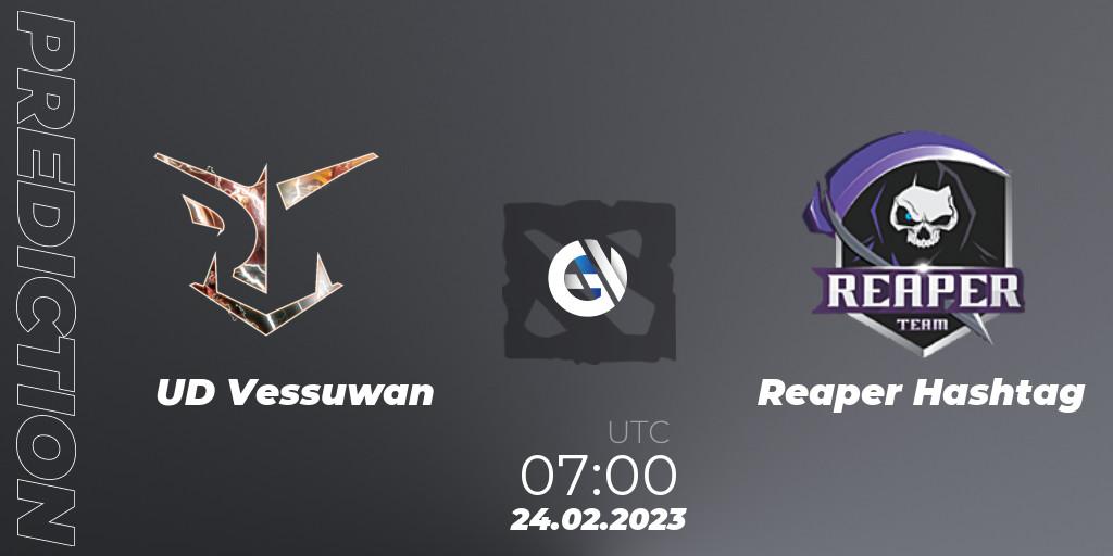 UD Vessuwan vs Reaper Hashtag: Match Prediction. 26.02.23, Dota 2, GGWP Dragon Series 1