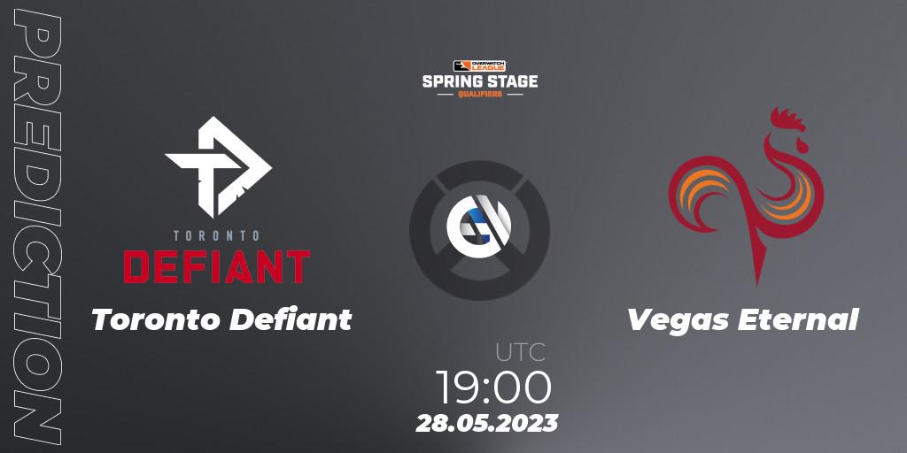 Toronto Defiant vs Vegas Eternal: Match Prediction. 28.05.23, Overwatch, OWL Stage Qualifiers Spring 2023 West