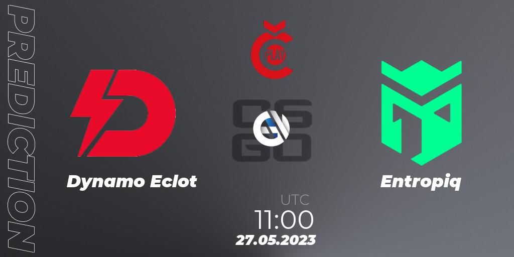 Dynamo Eclot vs Entropiq: Match Prediction. 27.05.2023 at 11:20, Counter-Strike (CS2), Tipsport Cup Bratislava 2023