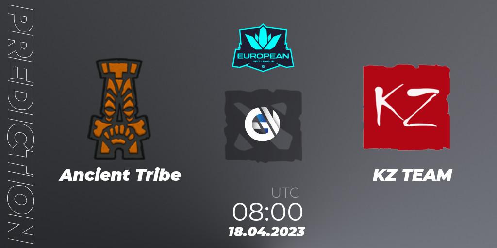 Ancient Tribe vs KZ TEAM: Match Prediction. 18.04.2023 at 08:03, Dota 2, European Pro League Season 8