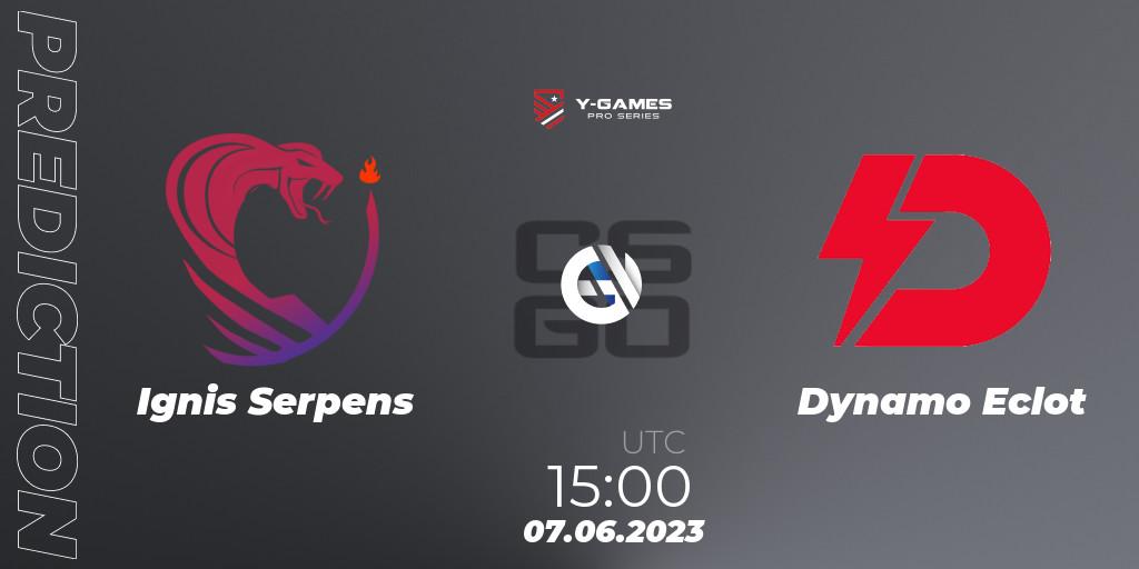 Ignis Serpens vs Dynamo Eclot: Match Prediction. 07.06.23, CS2 (CS:GO), Y-Games PRO Series 2023