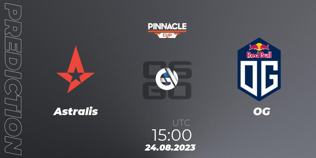 Astralis vs OG: Match Prediction. 24.08.23, CS2 (CS:GO), Pinnacle Cup V