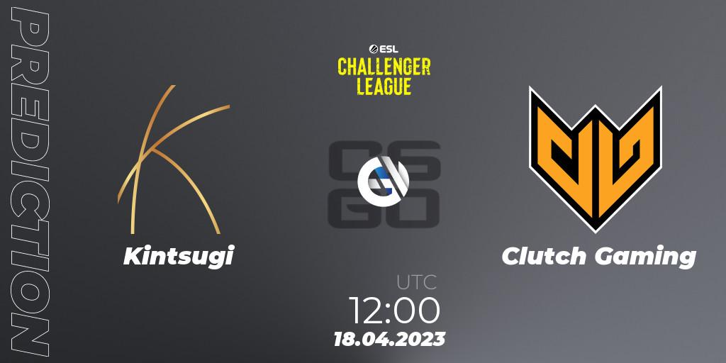 Kintsugi vs Clutch Gaming: Match Prediction. 18.04.23, CS2 (CS:GO), ESL Challenger League Season 45: Asia-Pacific