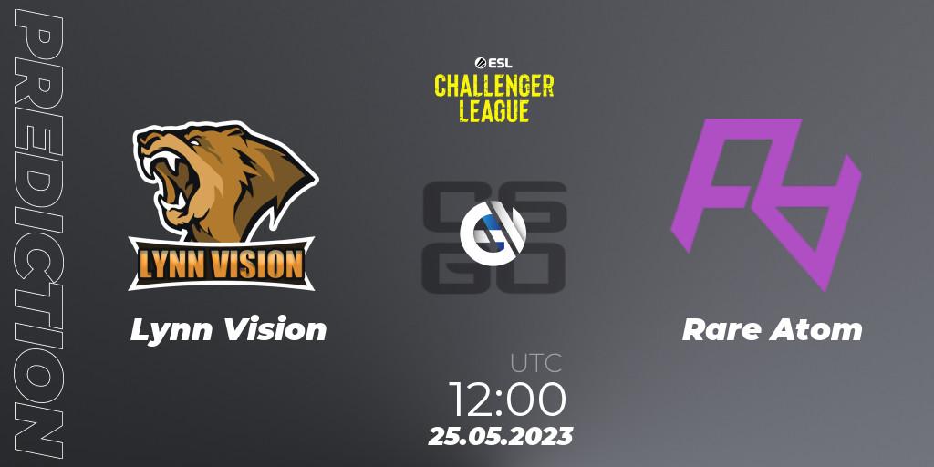 Lynn Vision vs Rare Atom: Match Prediction. 25.05.2023 at 12:00, Counter-Strike (CS2), ESL Challenger League Season 45: Asia-Pacific