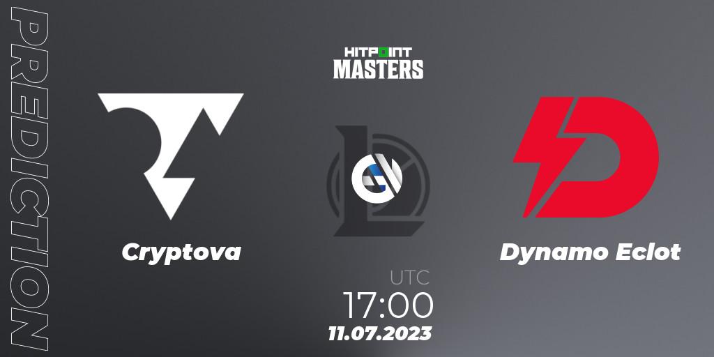 Cryptova vs Dynamo Eclot: Match Prediction. 11.07.23, LoL, Hitpoint Masters Summer 2023 - Group Stage