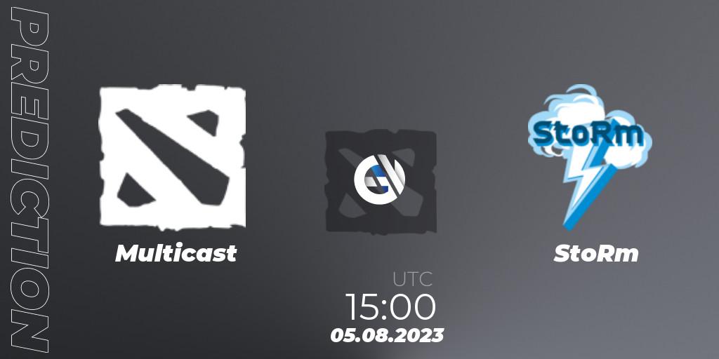 Multicast vs StoRm: Match Prediction. 05.08.2023 at 15:00, Dota 2, European Pro League Season 11