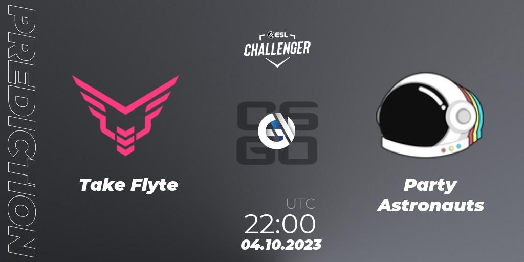 Take Flyte vs Party Astronauts: Match Prediction. 04.10.23, CS2 (CS:GO), ESL Challenger at DreamHack Winter 2023: North American Open Qualifier