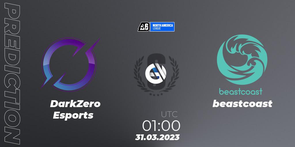 DarkZero Esports vs beastcoast: Match Prediction. 31.03.2023 at 01:00, Rainbow Six, North America League 2023 - Stage 1
