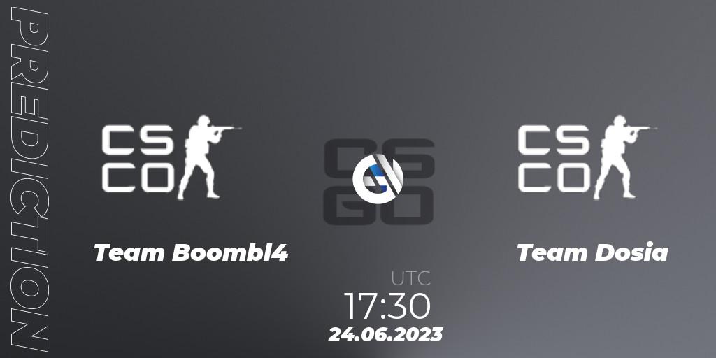Team Boombl4 vs Team Dosia: Match Prediction. 24.06.2023 at 20:00, Counter-Strike (CS2), BetBoom Aunkere Cup 2023 Finals